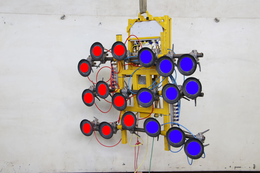 Ist so eine gleichmäßige Lastverteilung für den einzelnen Vakuumkreis möglich?