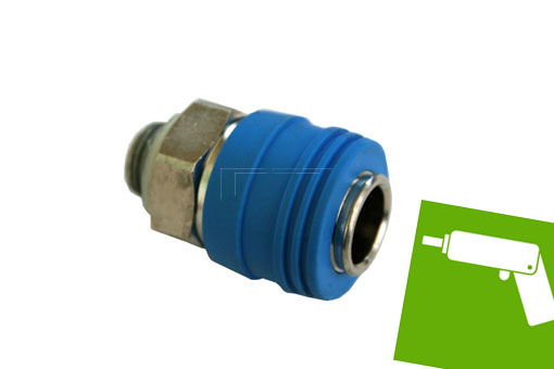 Blow through the clutch with clean compressed air at medium pressure