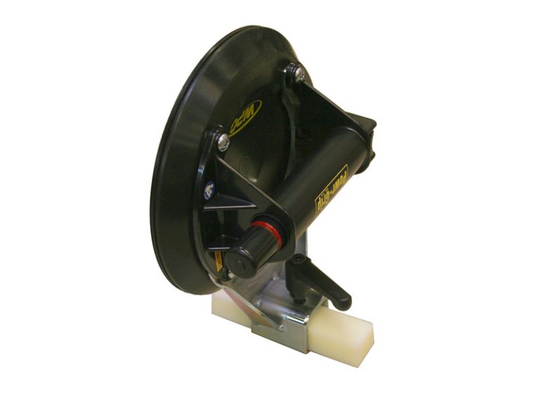 Der Unterstützungssauger 284-USt verhindert ein Verrutschen der frisch versiegelten Isolierglaseinheiten.