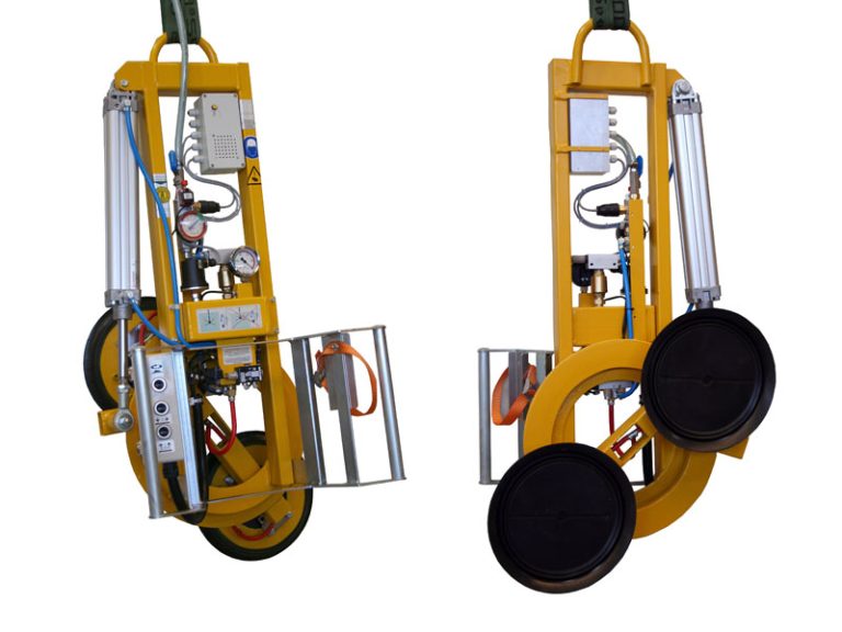 Vakuumheber 7025-MD2/E ist der Vakuumheber für die Isolierglas- oder Fensterfertigung, bei der ein möglichst geringer Saugerabstand benötigt wird.