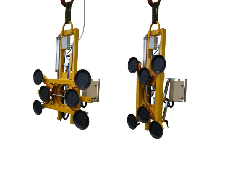 Der Vakuumheber 7025-MD4/E ist der Vakuumheber für die Isolierglasfertigung.