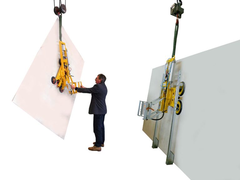 Der Vakuumheber 7025-MD4/E ist der Vakuumheber für die Isolierglasfertigung.