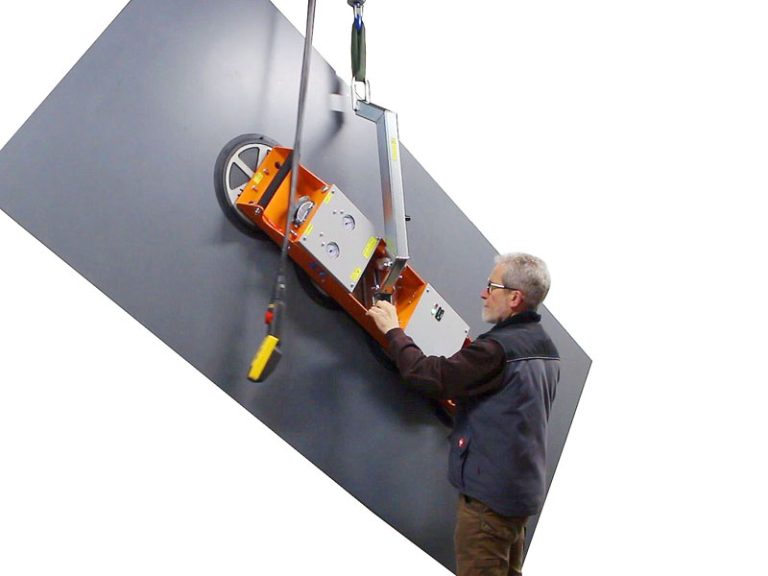 Vacuum lifter VL L400 - the single-row suction battery for construction site use for 400 kg