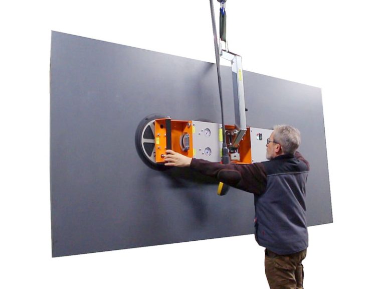 Vacuum lifter VL L400 - the single-row suction battery for construction site use for 400 kg