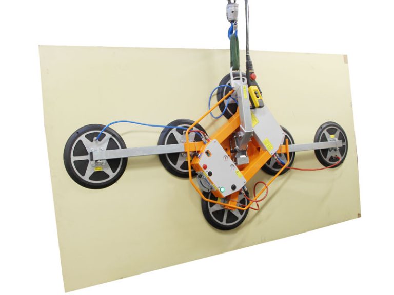 Vacuum lifter VL 800 - the suction battery for use on construction sites with a maximum load capacity of 800 kg