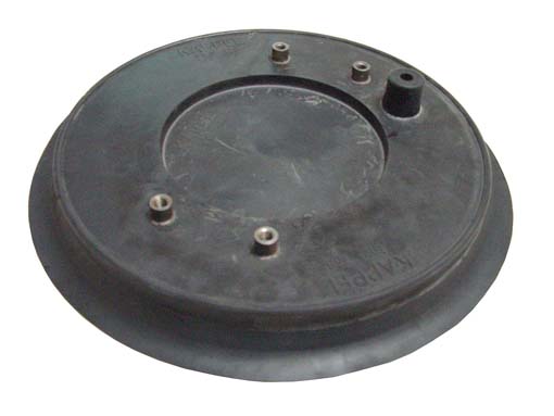 Die Oberseite eines Nachbaus des Vakuumsaugers 388 – Firma Kappel